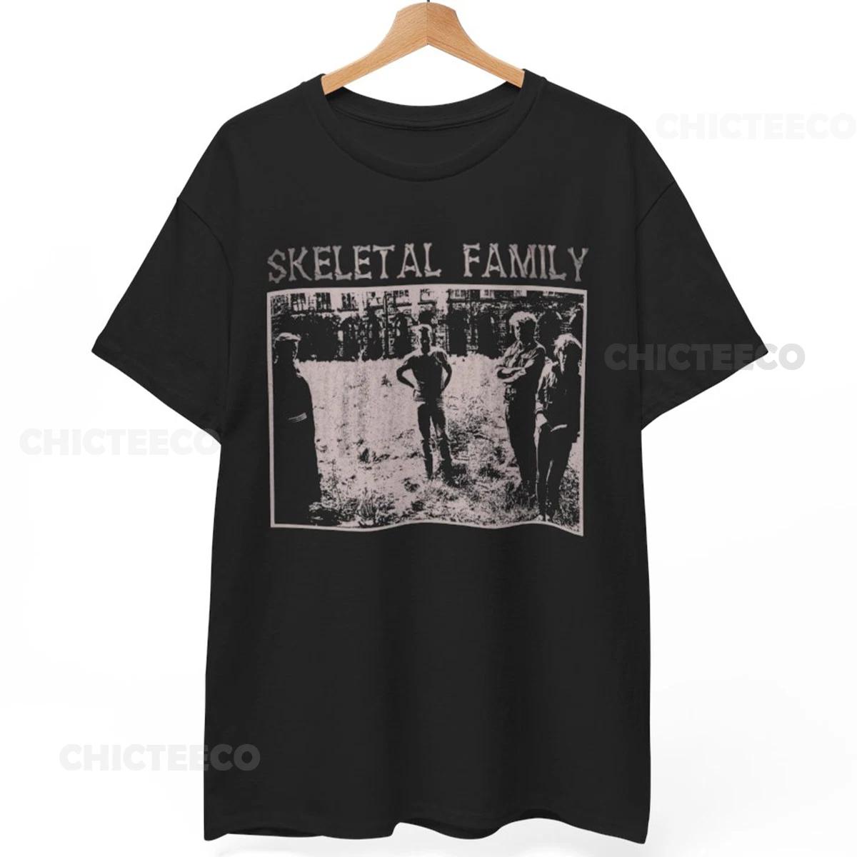 Skeletal Family T-Shirt Gothic Rock Post-Punk 80s Goth Music Unisex Tee 3XL