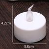 12 Stück/Packung flackernde flammenlose LED-Kerzen, Teelicht, Flackern, Party, Hochzeit, Kerzen, Sicherheit, Heimdekoration, Beleuchtung