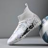 2024 Men's Soccer Shoes Large Size Ultralight Football Boots Boys Sneakers Non-Slip AG/TF Soccer Cleats Ankle Boots Unisex