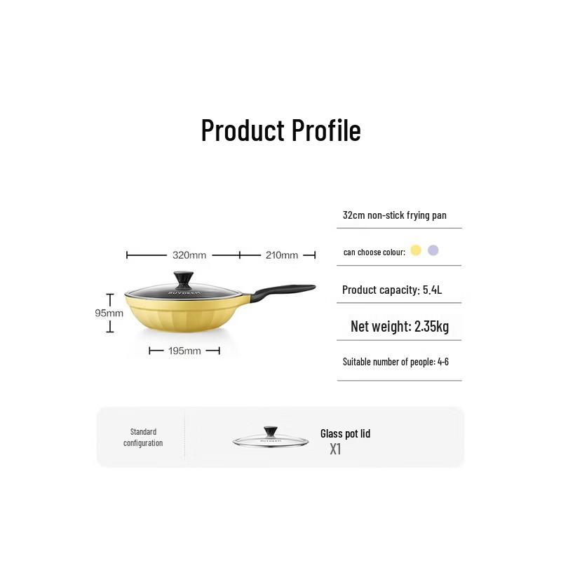 Buydeem A2 Non-stick Wok