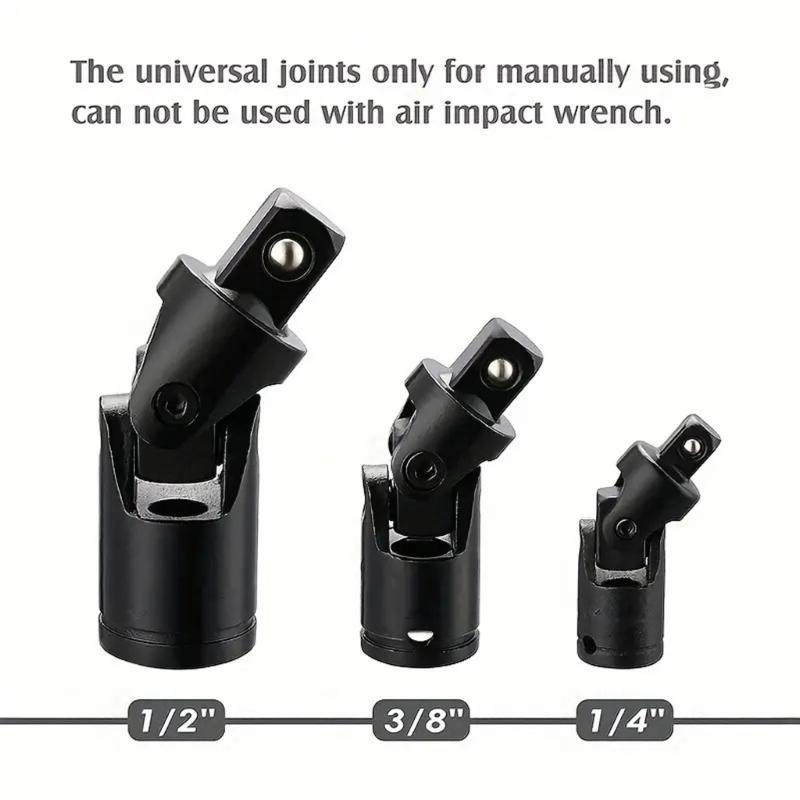 18Pieces Socket Extension Set with Clear Marking Size and Adapters for Efficient Mechanical Tasks in Confined Space