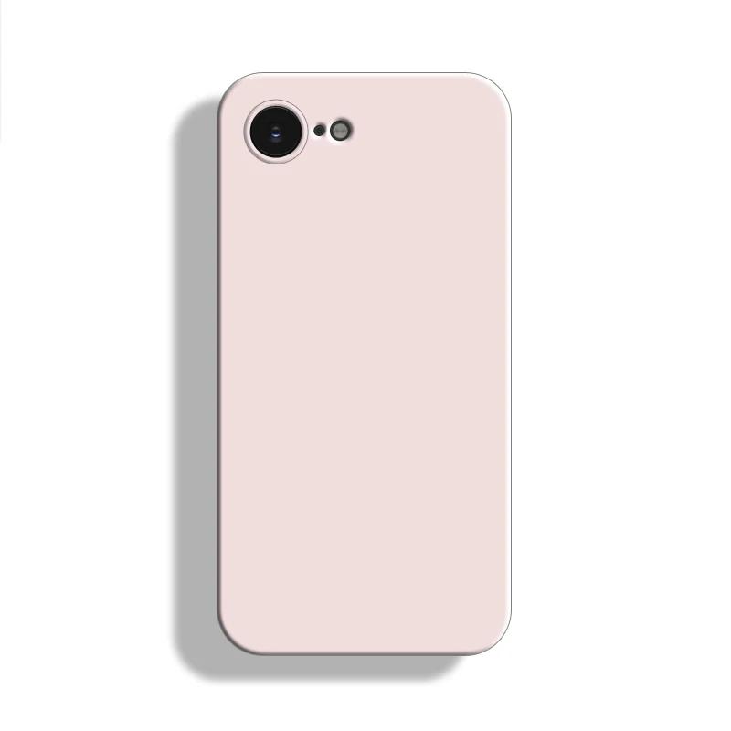 Für iPhone 6 6S 6Plus Plus + 7 8 SE2 SE3 7Plus 8Plus SE2 SE3 SE4 SE 2025 16E Original Flüssigsilikon Gummi Stoßfester Bumper