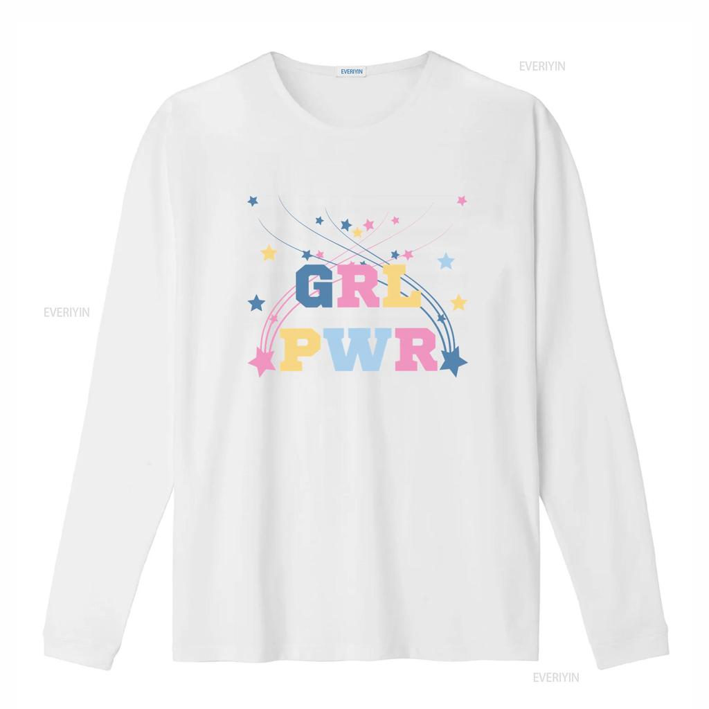 Grl Pwr T Shirt Girl Power Inspirational Cute Fun Girly Mom Powerful  Vintage Washed Graphic Breathable Designer Clothes Soft