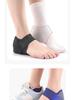 Shock-Absorbing Height-Boosting Velcro Silicone Heel Sleeve Pad