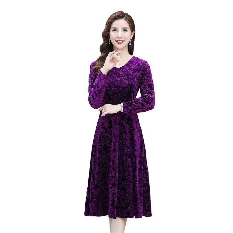 2023 Plus Size Slimming Summer Dress for Middle-Aged & Elderly Women - Fashionable & Comfortable