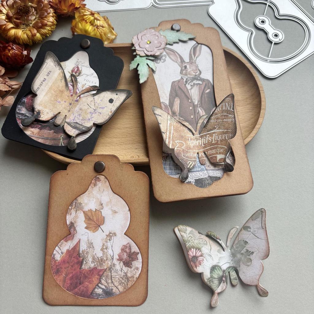 Label Bookmark Carbon Steel Cutting Die for Journal Scrapbook Album