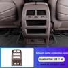 ASB Fibre de carbone Pour BMW X5 G05 X6 G06 - Couvercle de décoration de sortie d'aération arrière Cadre USB Accessoires Auto