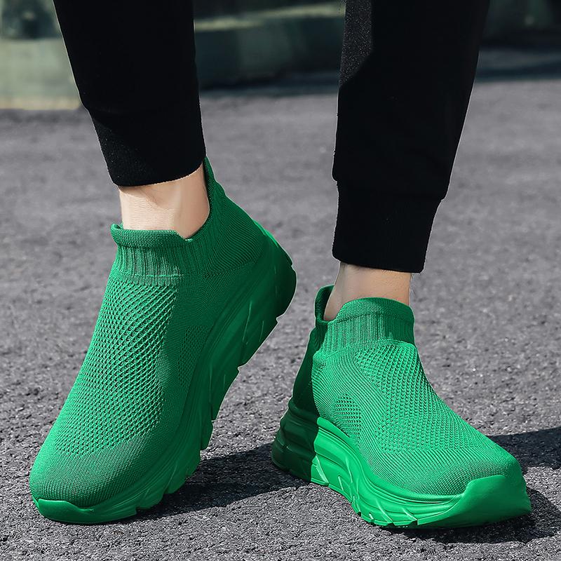 Women’s Moccasins Loafers Casual Slip on Walking Shoes Summer Men’s Slip-ons Lightweight Socks Shoes for Girls Large Size 35-46