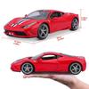 Bburago 1/18 Scale Ferrari 458 Special Red / Diecast Model Car Finished Product 18-16002