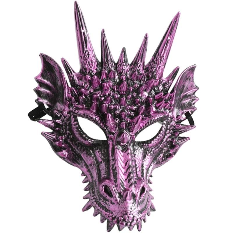 Dragon Mask For Kids Adults Festival Party, Halloween Dragon Cosplay Mask Dragon's Head Mask Halloween Dragon Costume