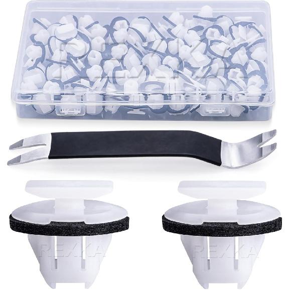 51pcs Wheel Arch Fender Flare Moulding Clips 76882-JG10A Compatible 50pcsRemover