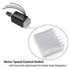 1pc Motor Speed Regulator Dc 12v/24v 10 A Motor Speed Controller Switch For Car Truck Fan Heater Co