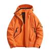 Unisex 3-in-1 Waterproof Windproof Hooded Jacket for Outdoor Mountaineering