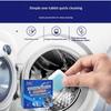 Washing Machine Cleaner Tablets High Efficiency Limescale Odor Eliminator 12/30 Pcs for Household Washer Cleaning