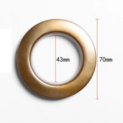 75pcs/ LOT High Quality Home Decoration Curtain Accessories Nine Colors Plastic Rings Eyelets for Curtains Grommet Top