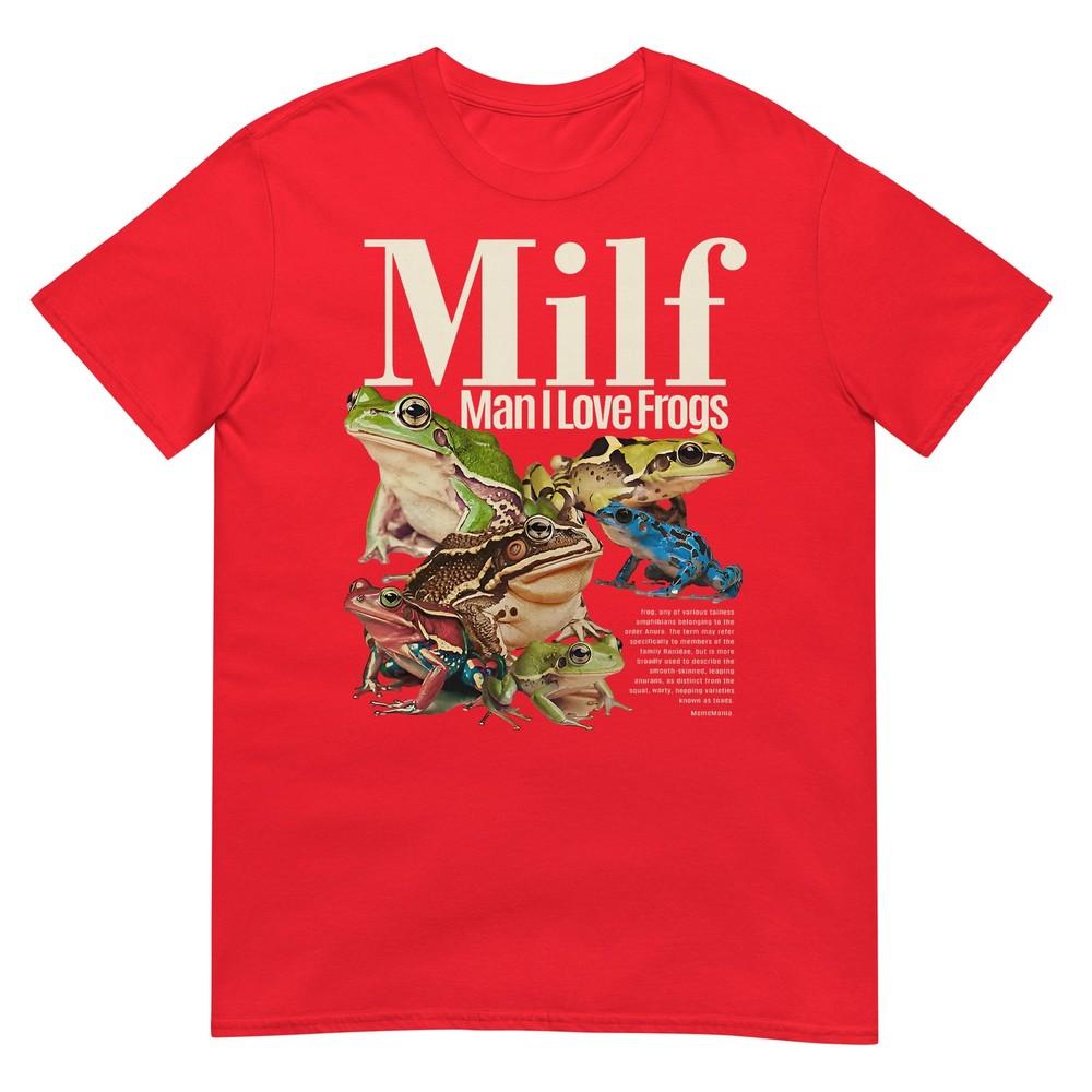 Milf Unisex I Love Frogs TShirt S