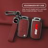 rmwpf7 Suitable for Skoda VIRS Fabia Kamiq Karoq Kodiaq Octavia Rapid Superb alloy car key case Leather car key guard accessory