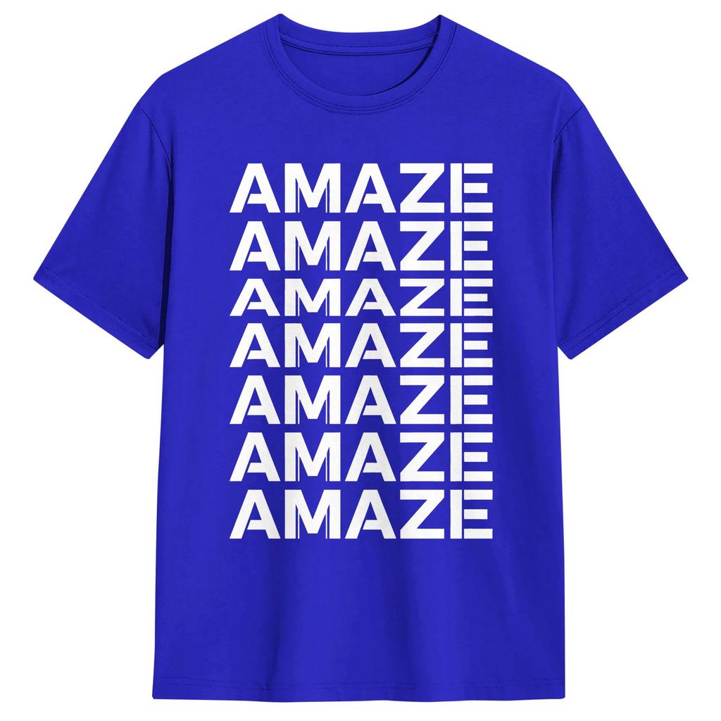 Project Hail Mary AMAZE White Unisexs T Shirts Vintage Tees Short Sleeve Round Neck TShirts Pure Cotton Birthday Present Tops