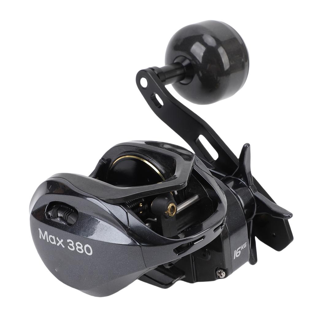 Baitcasting-Rolle 7.2:1 Übersetzung 16KG Bremskraft 12 Bremseinstellungen Weitwurf Linkshand Baitcaster Rolle