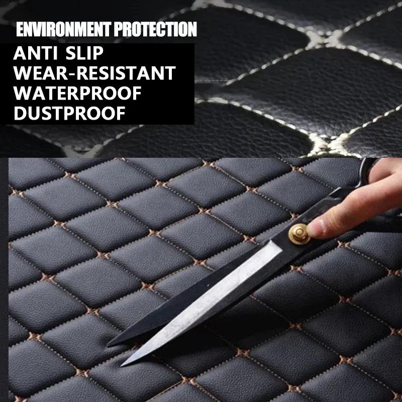RHD Custom Car Floor Mat for BMW 4 Series F32 Coupe F33 Convertible F36 G26 Gran Coupe Interior Accessories Carpet Leather Mat