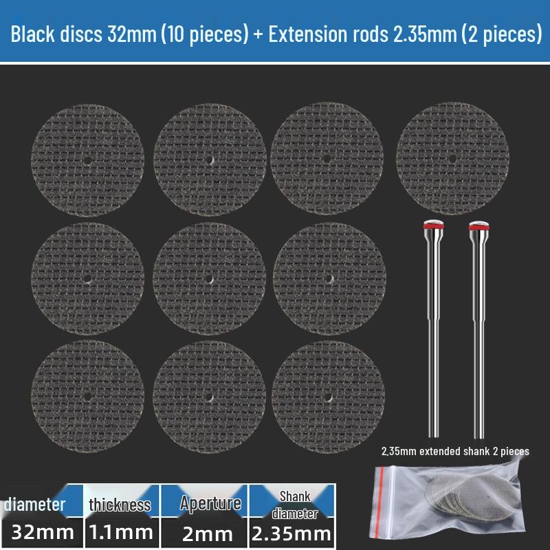 Small Resin Cutting Disc for Metal - Double Mesh Saw Blade & Mini Grinding Wheel