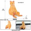 Three-Color Animal Model Plush Cat Toy - British Shorthair, Siamese, Persian, Orange, and Leopard Cat Simulation for Kids.