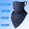 Maschera Estiva da Uomo Integrale Scaldacollo da Bicicletta Bandana da Ciclismo Maschera Protezione UV Traspirante Seta Ghiacciata Sciarpa da Appendere all'Orecchio per Esterno