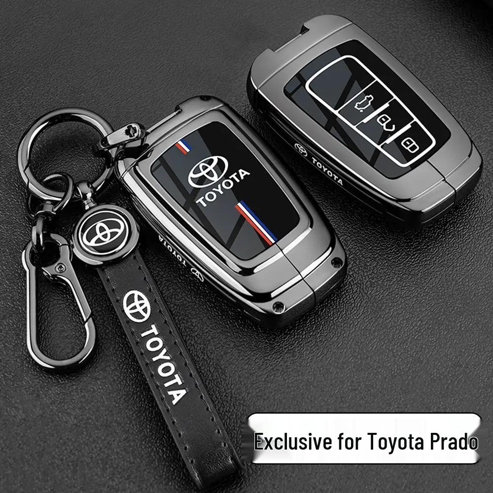 Metall-Schlüsselhülle für Toyota Prado Modelle 2024, 2015, 2016, 2018 und 2019