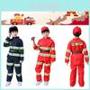 Kid's Fireman Uniform Costume Set For Kindergarten Role Play