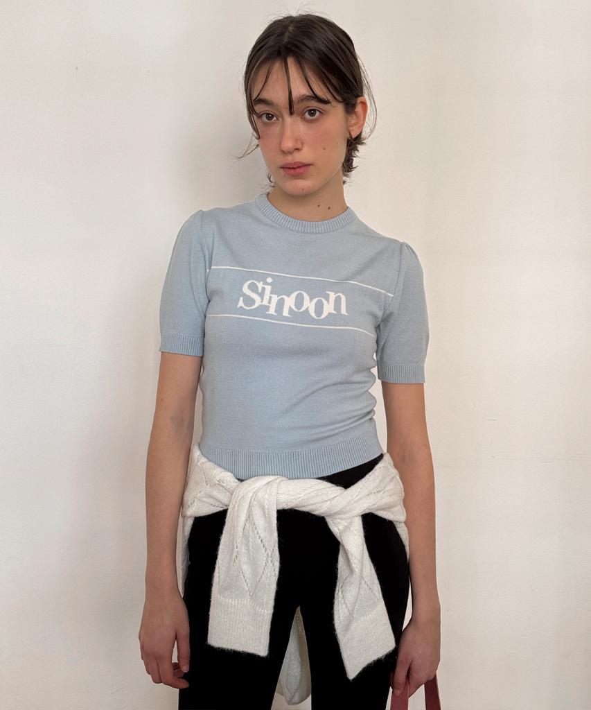SINOON Sinoon Logo Half Knit (Sky Blue)