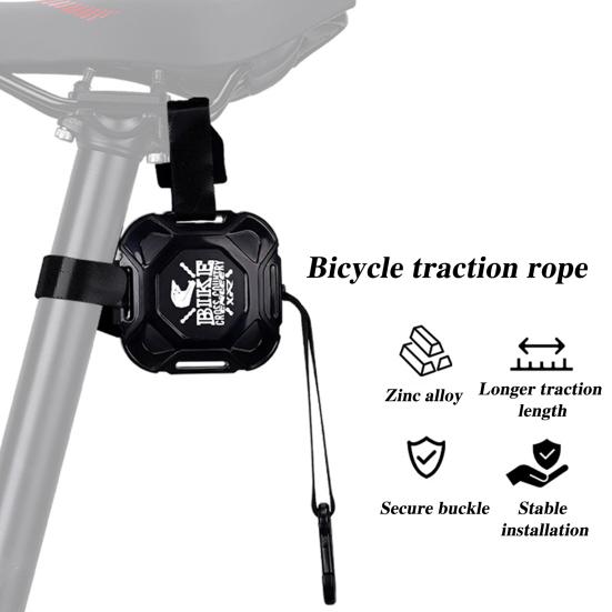 Utendørs terrengsykkel slepetau Heavy Duty uttrekkbar foreldre-barn Barn MTB landeveissykkel Trekkstropp bak sykkel Trekkenhet Sykkeltilbehør