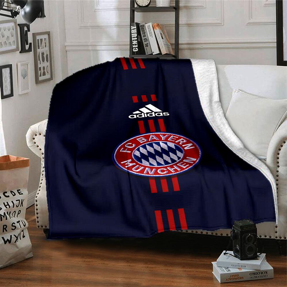 Bayern Munich Crest Blankets Flannel Printed Breathable Warm Throw Blanket for Home Office Bedspreads 0708a119