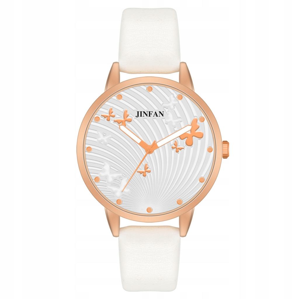 Women's Watch Eco-Leather Comfortable Easy To Read Quartz Elegant Butterflies Black