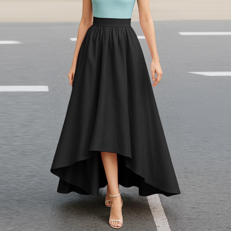 

ZANZEA Женские летние повседневные юбки с асимметричным подолом свободного кроя 2XL