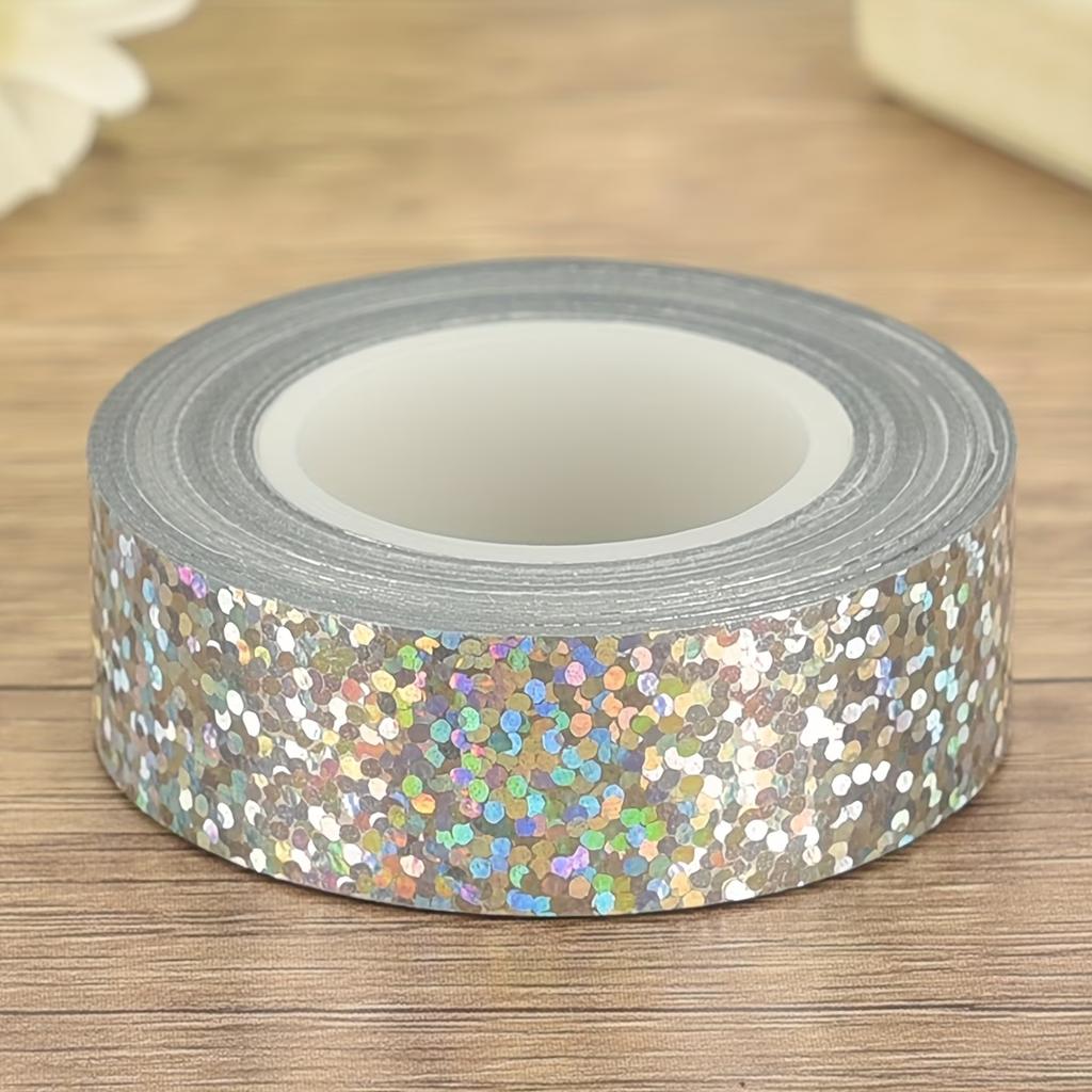 1pc Laser Fabric Tape - High-Strength Adhesive, Concealing Tape for DIY Crafts, Planner Supplies, Scrapbooking & Gift Wrapping