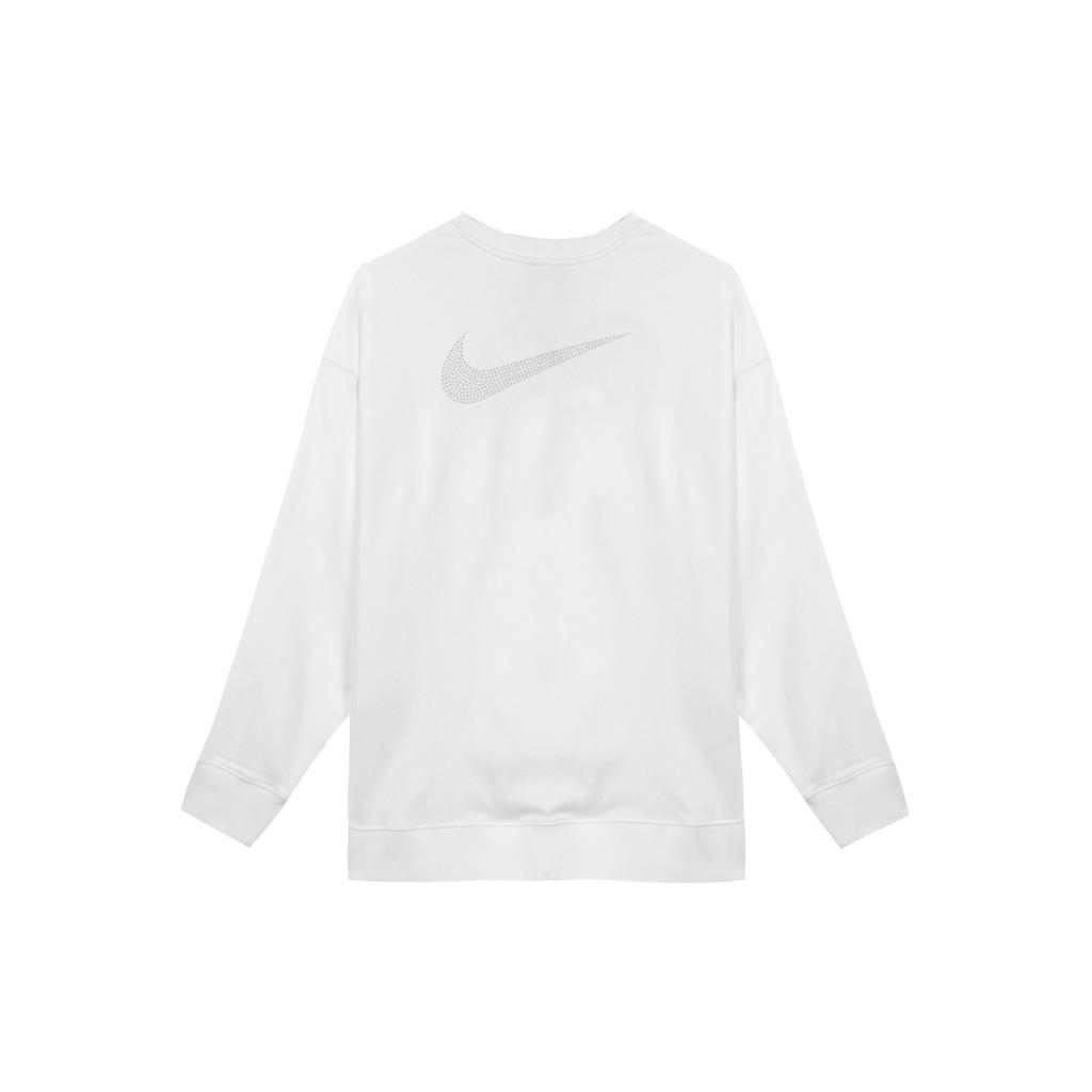 Nike Sweatshirts Women's White Crew Neck Moderate Regular DD5468-100