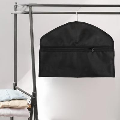 600D Oxford Zippered Hanger Diversion Pocket Waterproof Hanging Clothes With Pocket 45x32cm Storage Bag Document Organizer