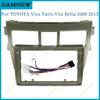 9 Inch Car Frame Fascia Adapter Android Radio Dash Fitting Panel Kit For Toyota Vios Belta Yaris Vitz 2008-2013