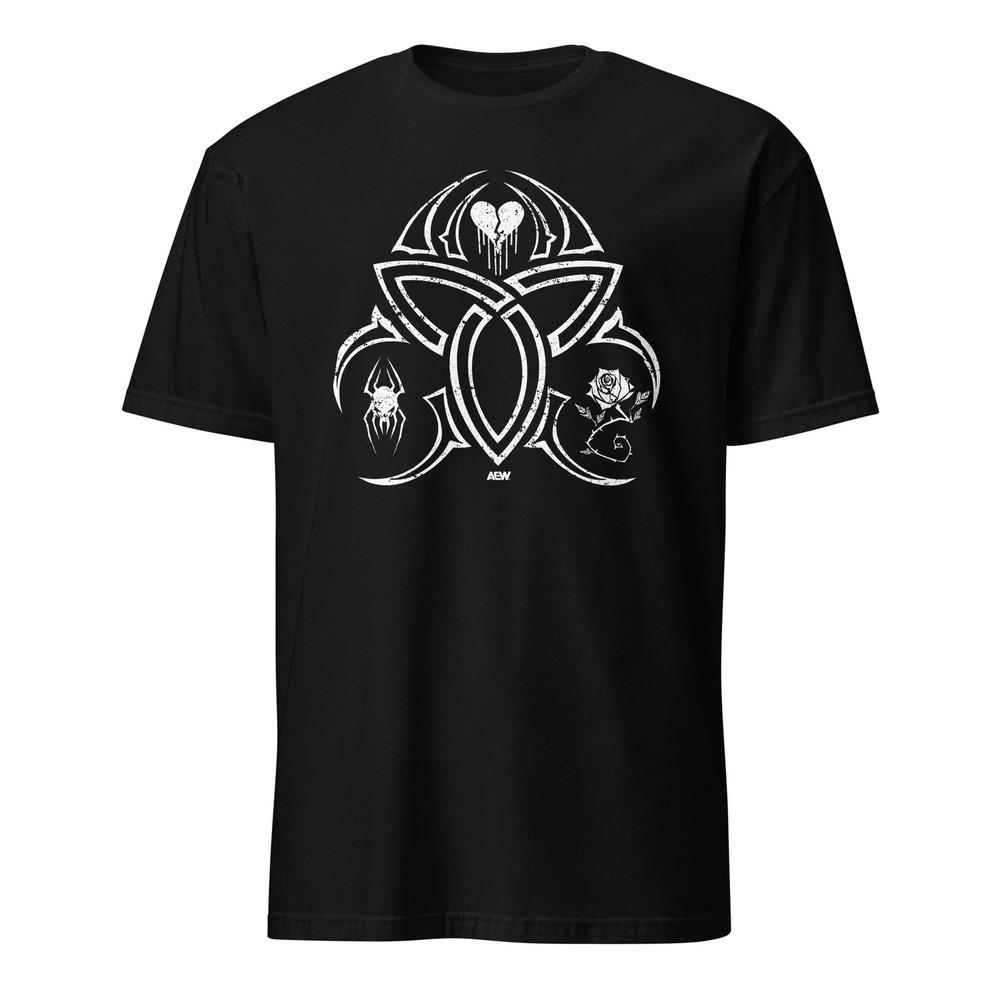 Triangle of Madness  Rites DoubleSided Official AEW TShirt Unisex T-Shirt S