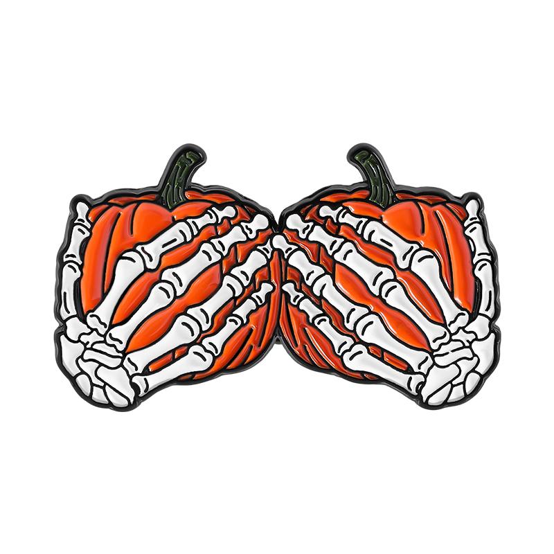 

Спудракулярная Попка Эмалевые Значки На Заказ Скелет Тыква Броши Значки на Лацкан Одежда Смешные Украшения Подарок для Друзей