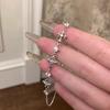 Zircon cross bracelet niche temperament light luxury high sense, bracelet versatile fashion exquisite jewelry women