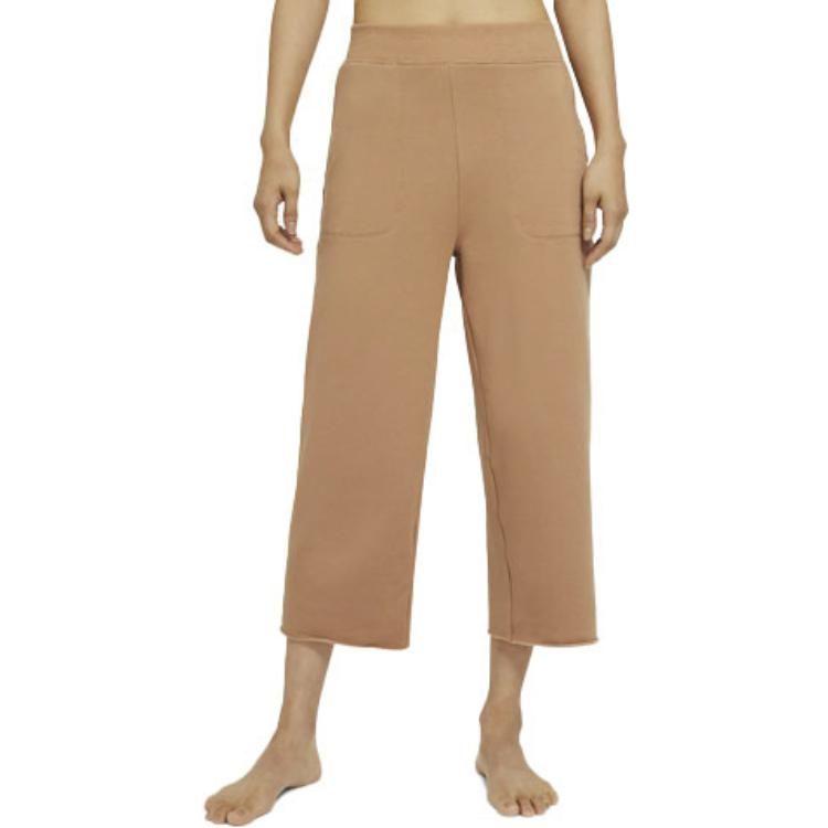 Nike Casual Pants Women's Praline Brown Moderate Straight Fit Pants DA0777-288