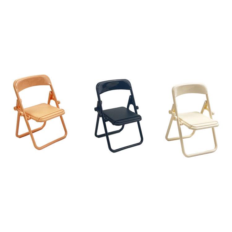 Miniature Colorful Folding Chair Doll Ornament - Creative Desktop Decor Children's Toy