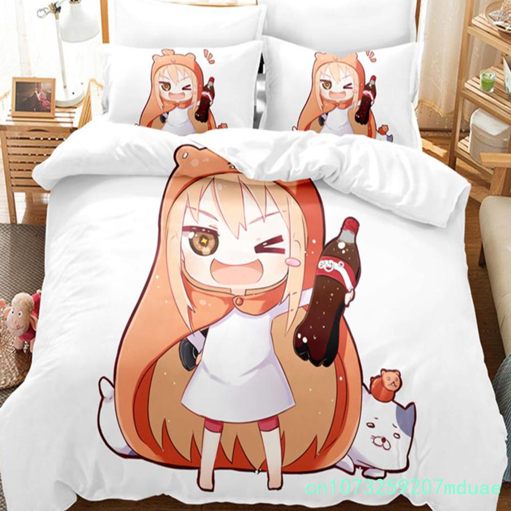 New Anime The Himouto! Umaru-chan Bedding Sets Duvet Cover Set With Pillowcase Twin Full Queen King Bedclothes