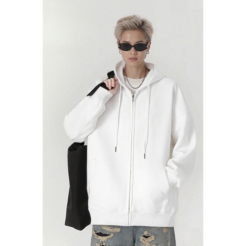 Men's Hoodie Casual Long Sleeve Hooded Sweatshirt Fleece Drawstring Zip Up Jacket with Pockets Heavyweight Fall Winter Sweatshirts Outwear for Men