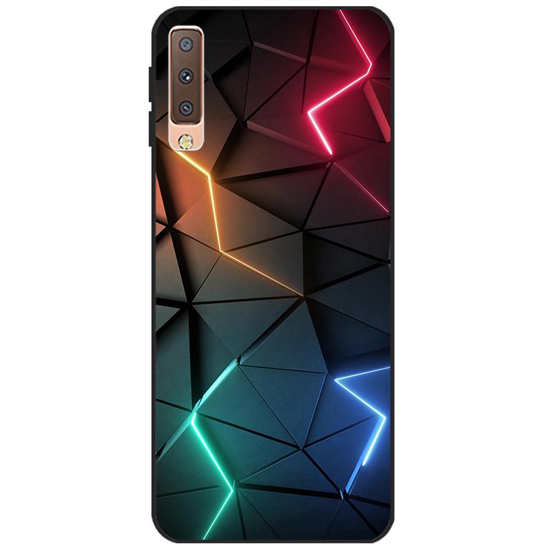 

Чохли для Samsung Galaxy A7 2018 Cover Silicon Color Phone Case Cover For Samsung A7 2018 A750 A750F 6.0 Inch Protective Shell Samsung A7 2018 A750