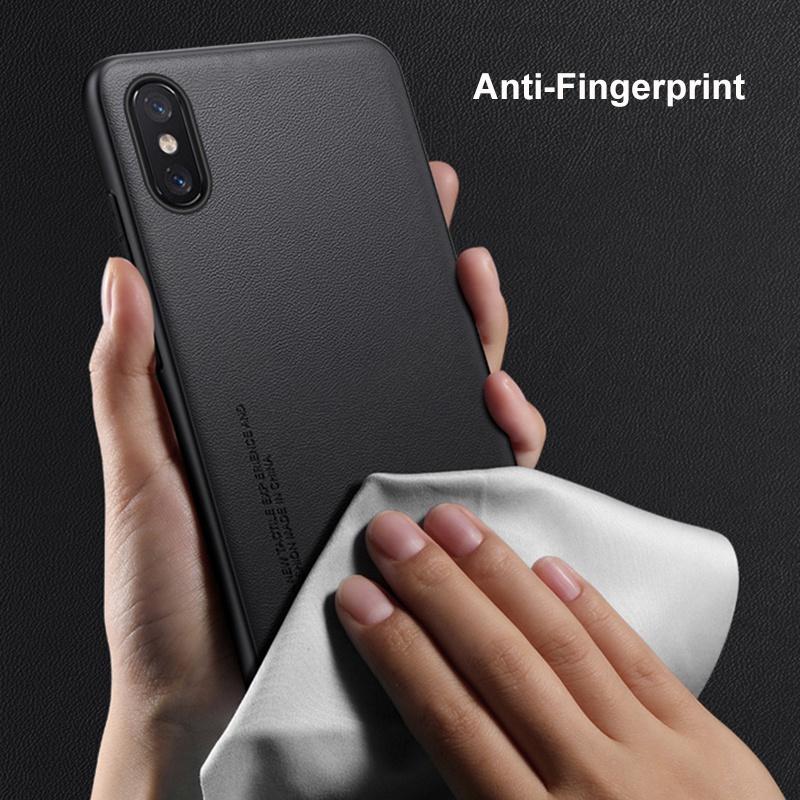 Luxury PU Leather Case For Xiaomi Mi 8 Pro Back Cover Matte Silicone Shockproof Full Protection Phone Case For Xiaomi 8 Mi8 Pro