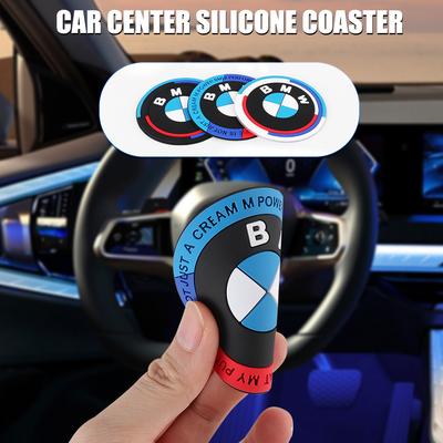 2 Stück/Set Auto-Getränkeuntersetzer Becherhalter Anti-Rutsch-Pads für M F25 E60 F36 E34 E70 F20 F21 F22 F39 F48 E46 E60 E36 E39 Autozubehör