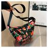 New Trendy Breast Bag, Large Flower Messenger Bag, Personalized Versatile Fashion and High-end Fanny Pack