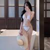 Koreanisch inspirierter Neckholder Sexy Bikini-Set - Damen Spicy Sommerurlaub Badebekleidung